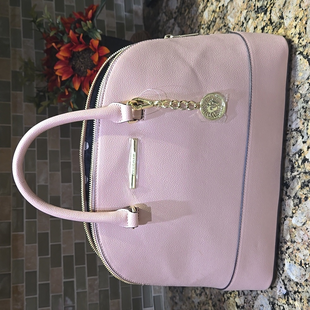 NWOT Anne Klein Light Pink Satchel Bag